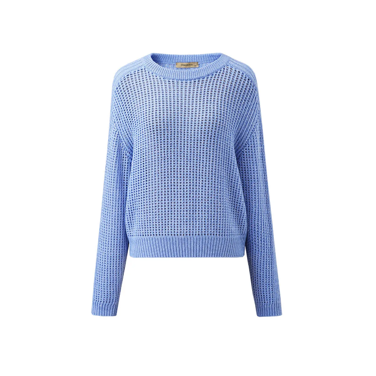 100% Wool Cozy Ribbed Knitted Sweater