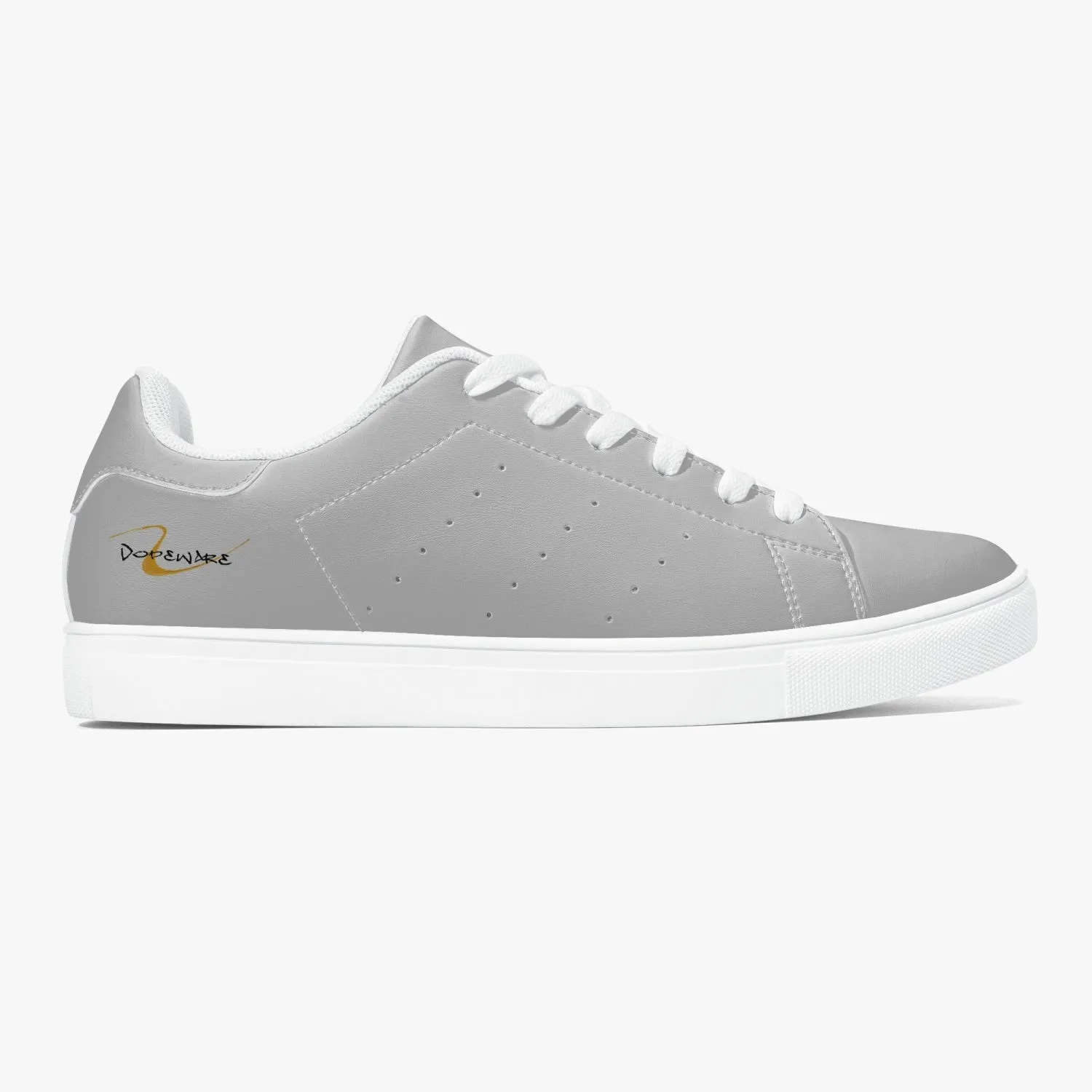 190. Classic Low-Top Leather Sneakers - White/Black