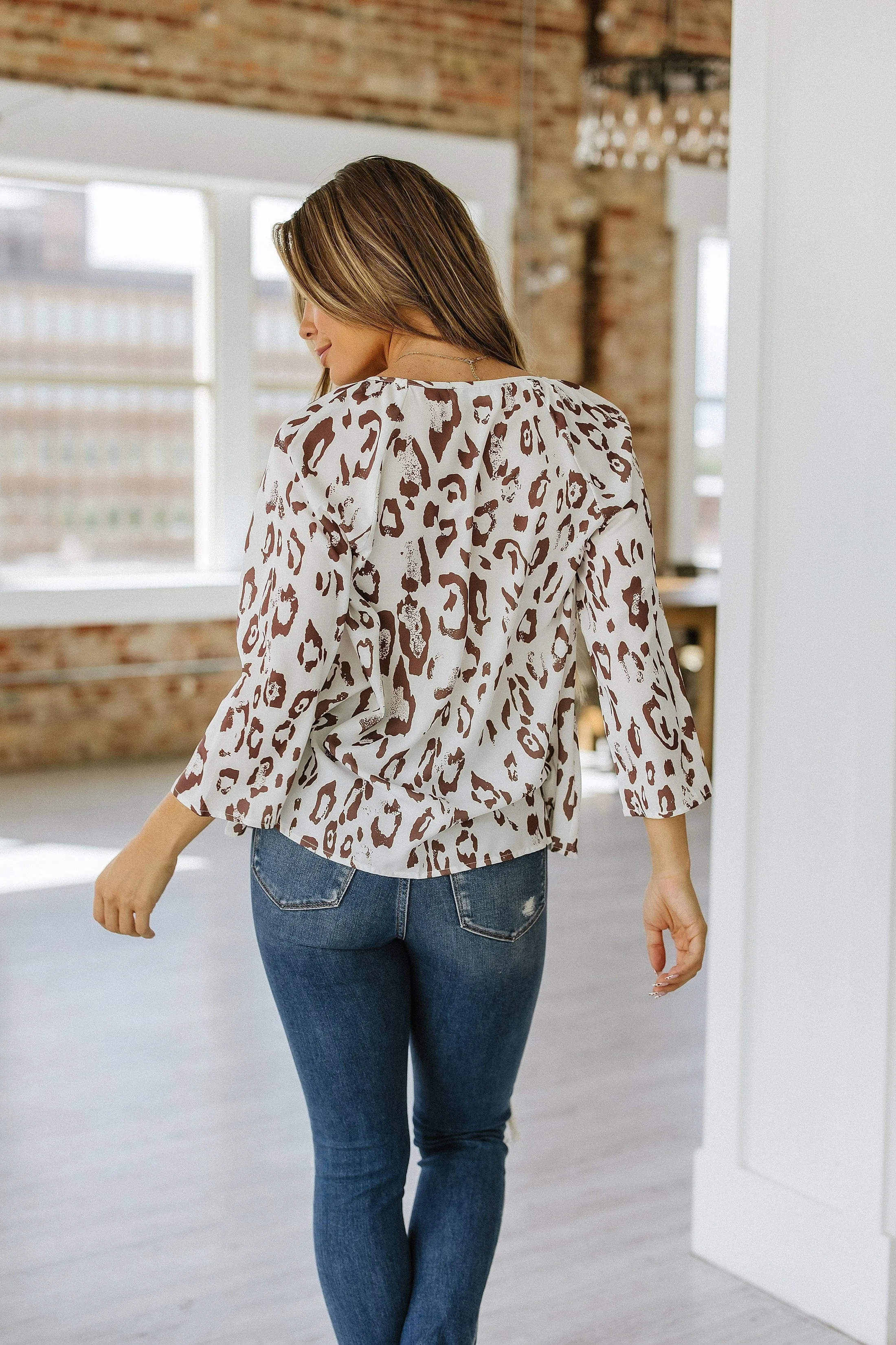 Alberta Leopard Print Blouse | S-XL | PRE ORDER