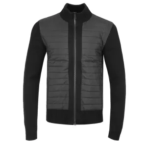 Belstaff Kingston Full Zip Knitwear in Black