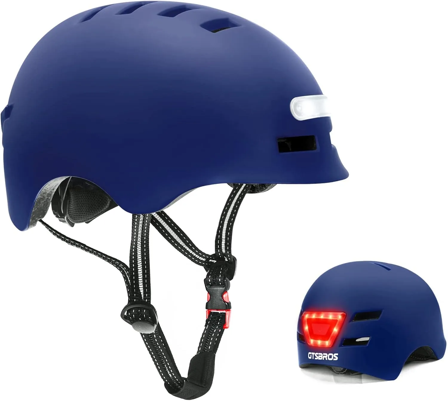 Bike Helmets for Adults - Front and Rear LED Lights - ROCKBROS