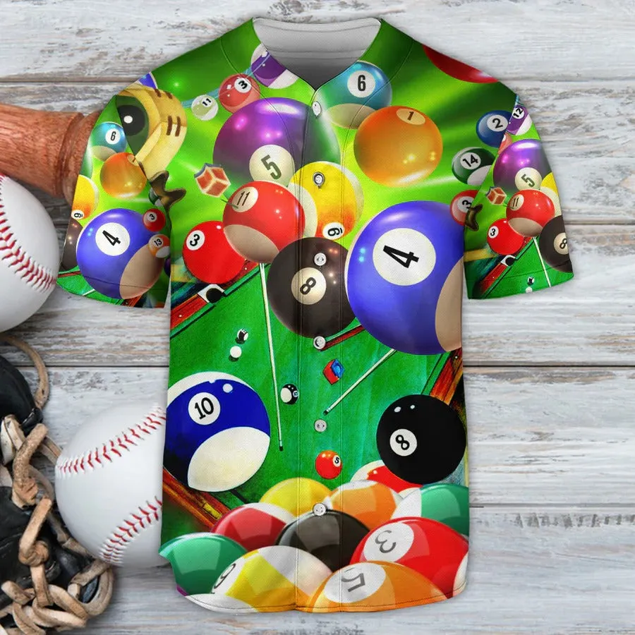 Billiard Baseball Jersey, Billiard Where's The Cue Ball Baseball Jersey For Men And Women - Perfect Gift For Billiard Lovers, Billiard Players