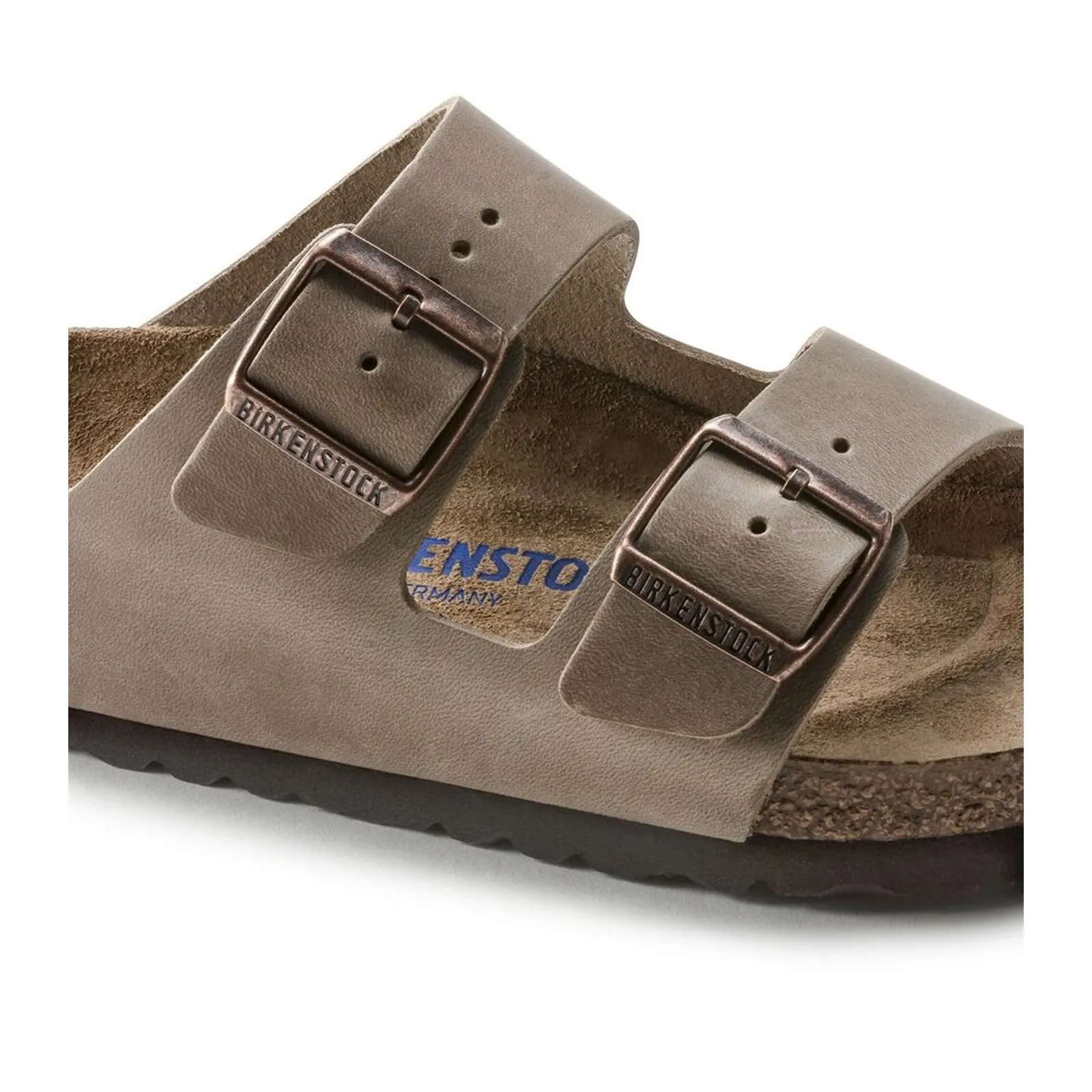 Birkenstock Arizona Soft Footbed Narrow Slide Sandal (Unisex) - Tobacco Oiled Leather