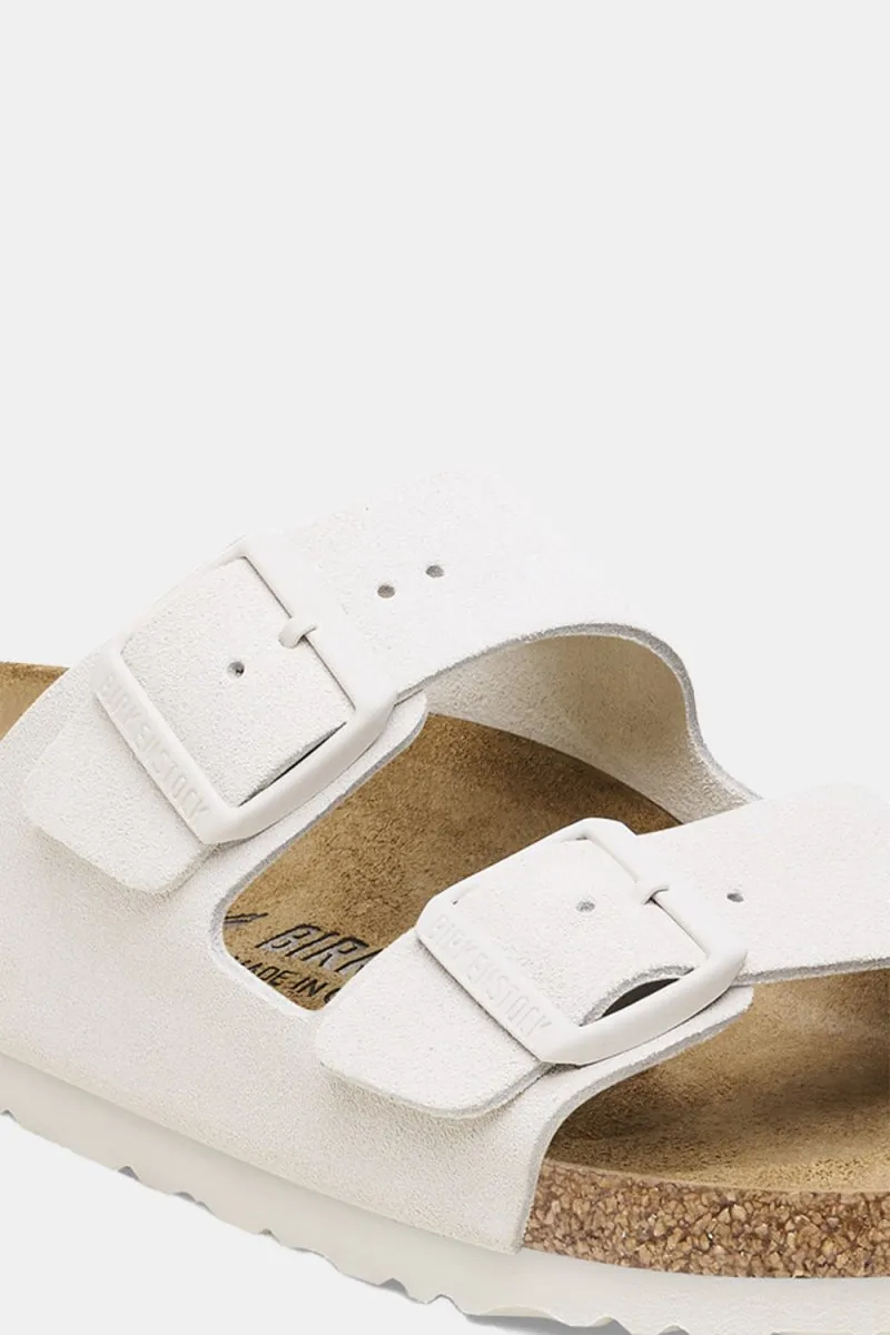 Birkenstock Arizona Suede Leather (Antique White)