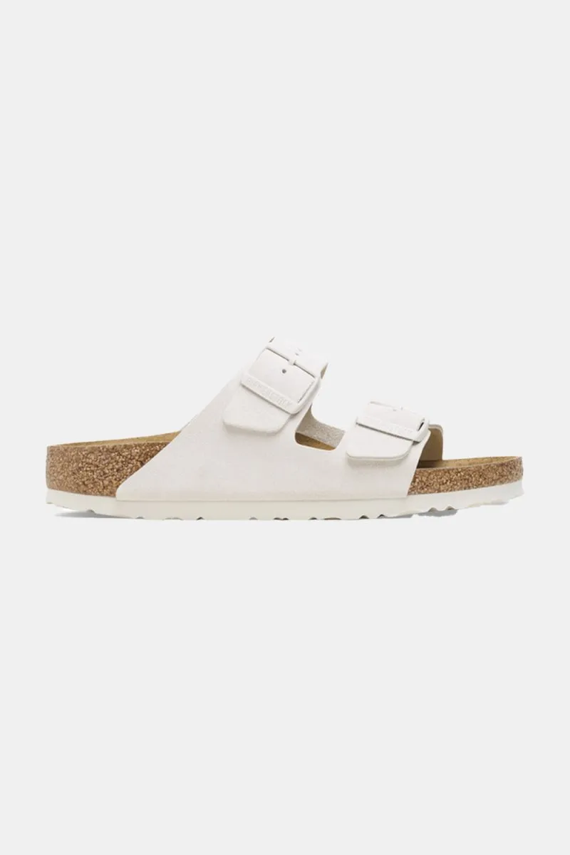 Birkenstock Arizona Suede Leather (Antique White)