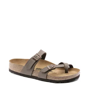 Birkenstock Women's Mayari Birko-Flor Toe Loop Sandal in Mocha