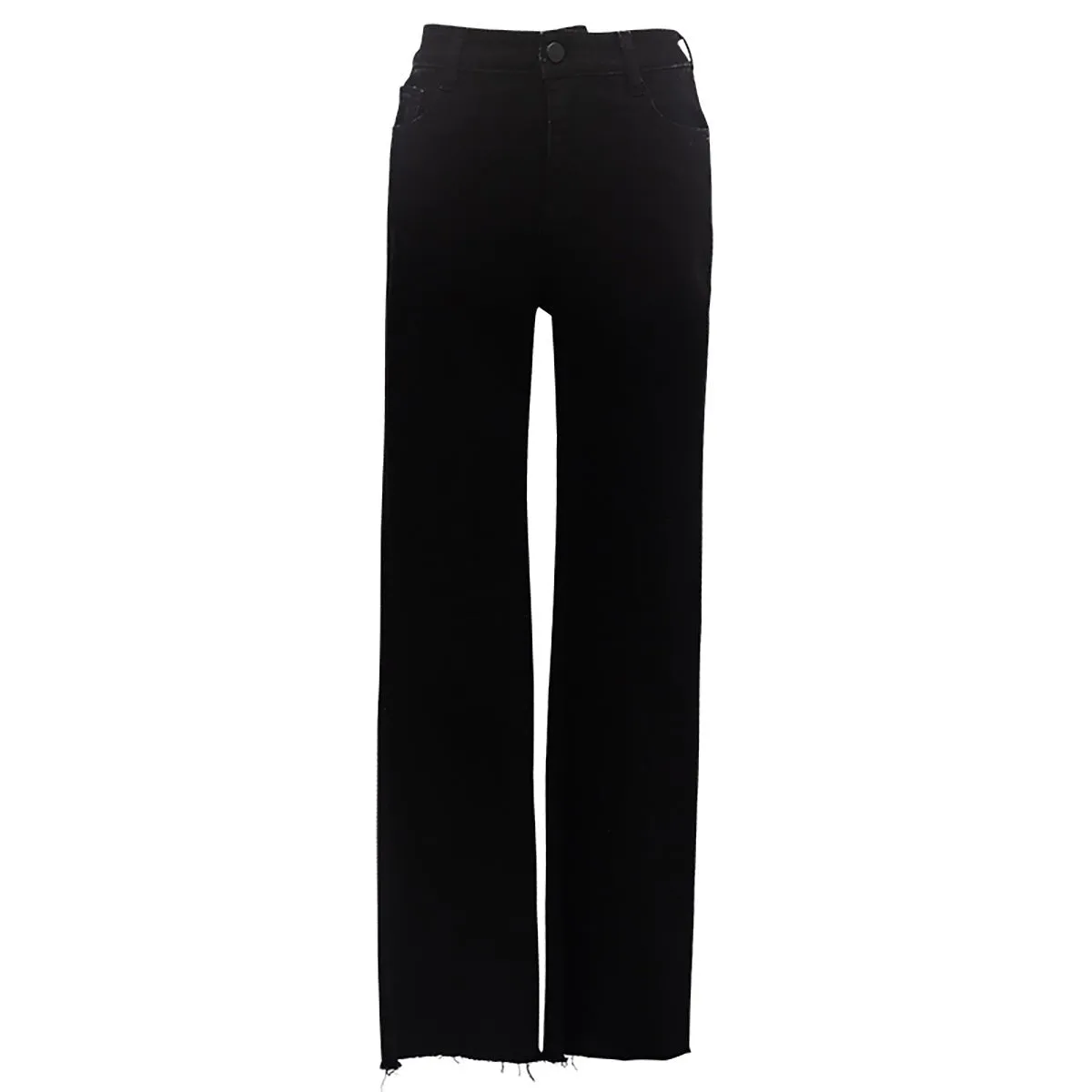 Black Ankle-Length Jeans