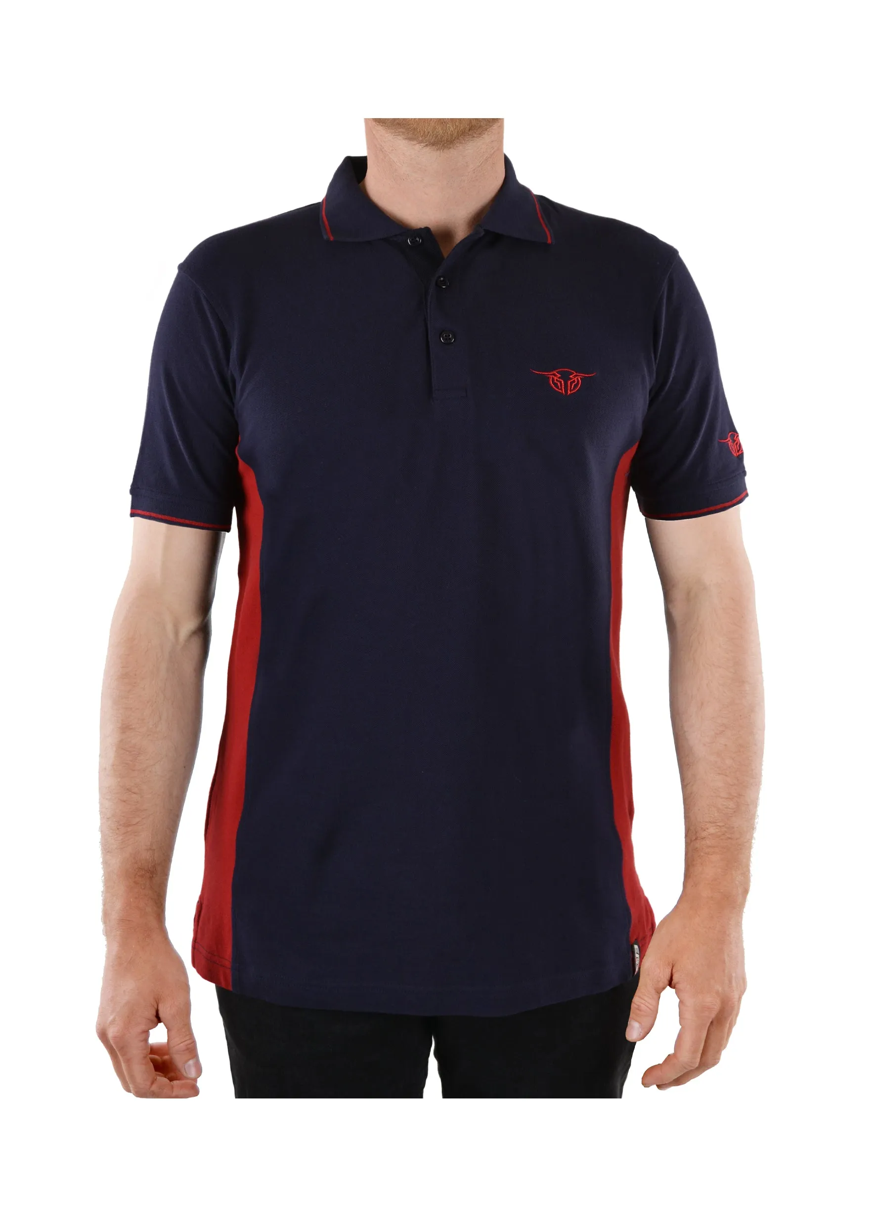 Bullzye Mens Splice S/S Polo - B1S1520081