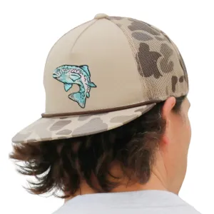 BURLEBO RETRO CAMO TROUT HAT - CRCTC