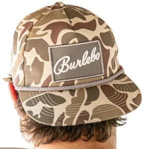 BURLEBO SCRIPT GREY HAT - CGBP