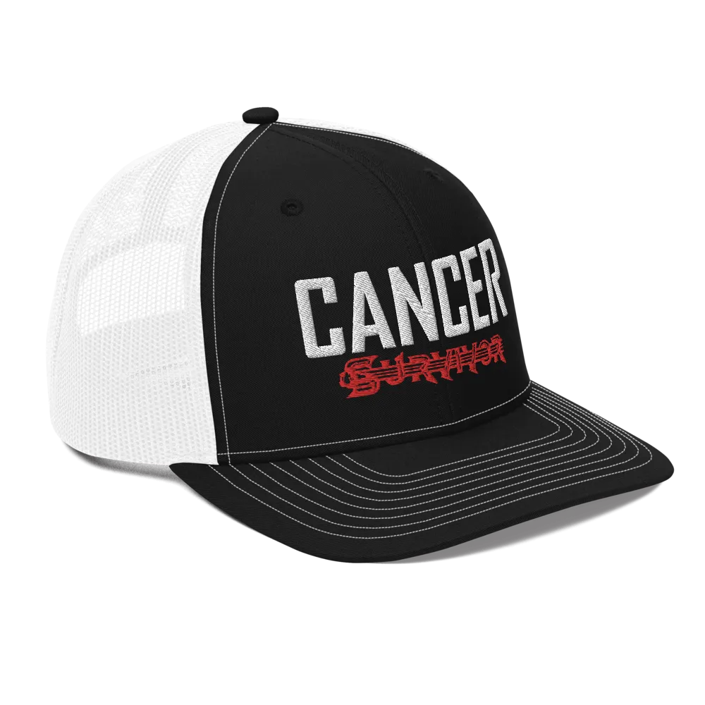 Cancer Survivor Tattoo Trucker Hat