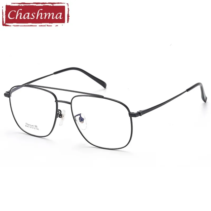 Chashma Unisex Oval Titanium Full Rim Eyeglasses 8390