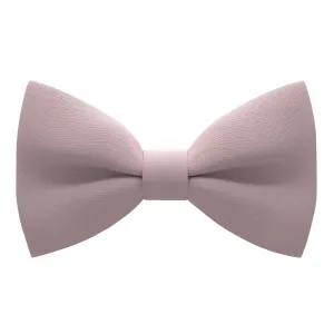 Crape Blush Pink Bow Tie