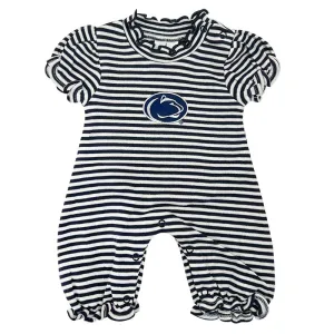 Creative Knitwear Infant Stripe Puff Romper