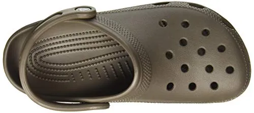 crocs Unisex-Adult Classic Brown Clogs-7 Men/ 8 UK Women (M8W10) (10001-200)