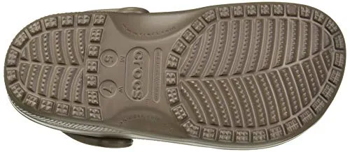 crocs Unisex-Adult Classic Brown Clogs-7 Men/ 8 UK Women (M8W10) (10001-200)