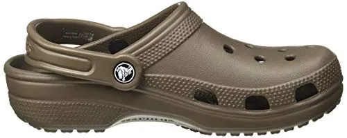 crocs Unisex-Adult Classic Brown Clogs-7 Men/ 8 UK Women (M8W10) (10001-200)