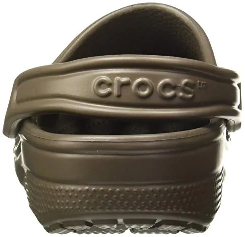 crocs Unisex-Adult Classic Brown Clogs-7 Men/ 8 UK Women (M8W10) (10001-200)