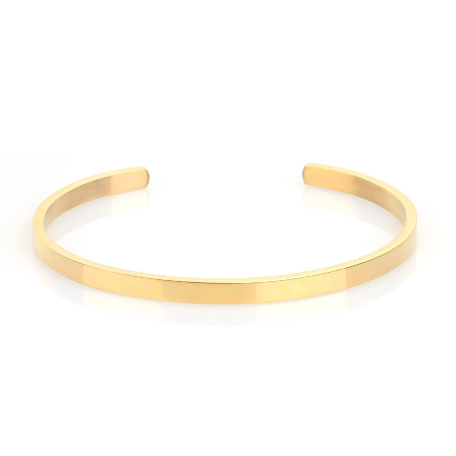 Don Carlo Classic Cuff Gold Bracelet