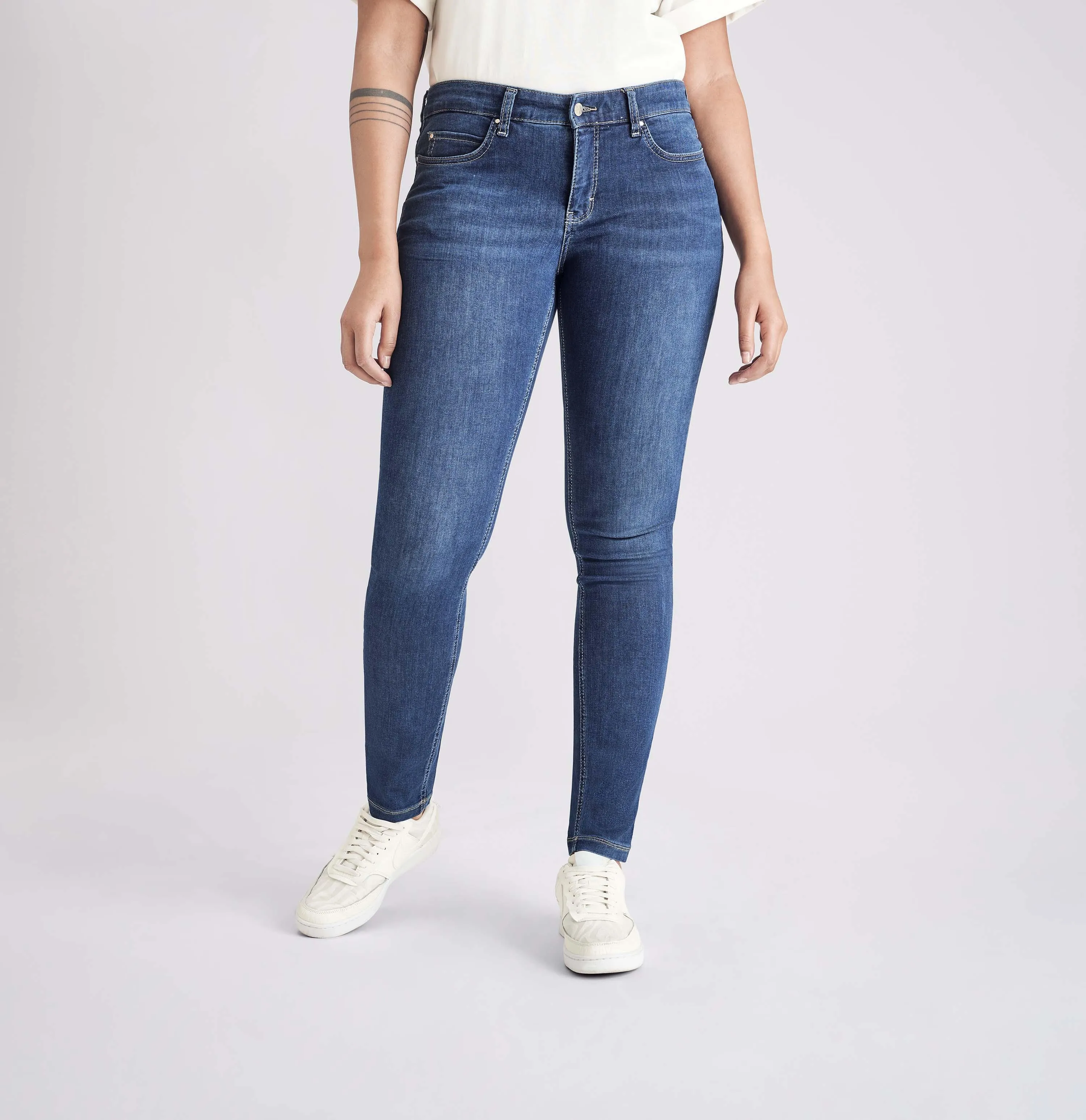 DREAM SKINNY JEANS - MID BLUE AUTHENTIC WASH