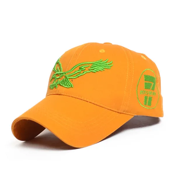 Eagle Large Embroider Cotton Baseball Cap A06