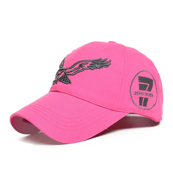 Eagle Large Embroider Cotton Baseball Cap A06