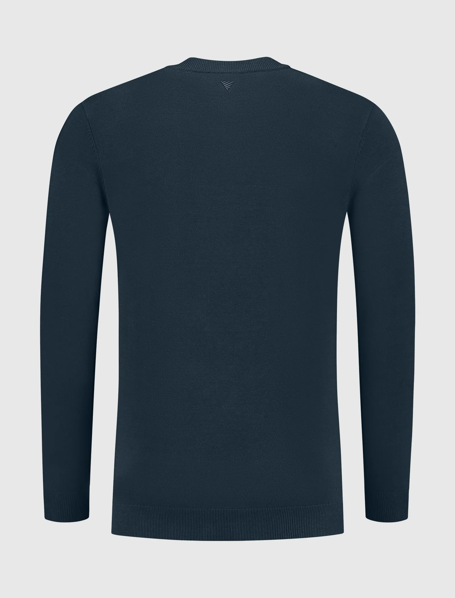 Essential Knitwear Crewneck Sweater | Navy