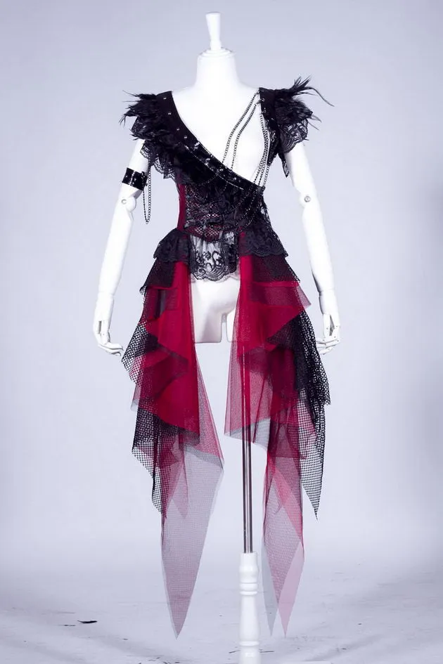 Feathery Fantasy dress