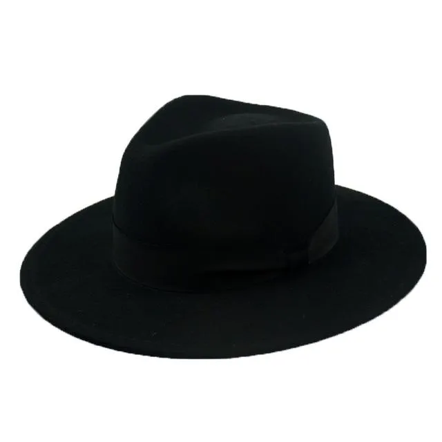 Fedora Hats For Men & Women Winter Wool Felt Hat