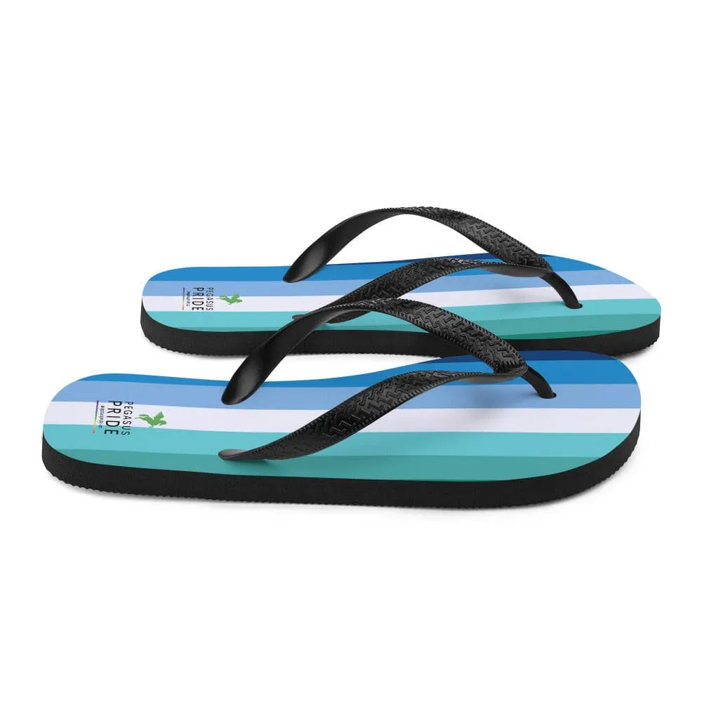 Gay MLM Vincian Pride Flag Flip-Flop Sandals