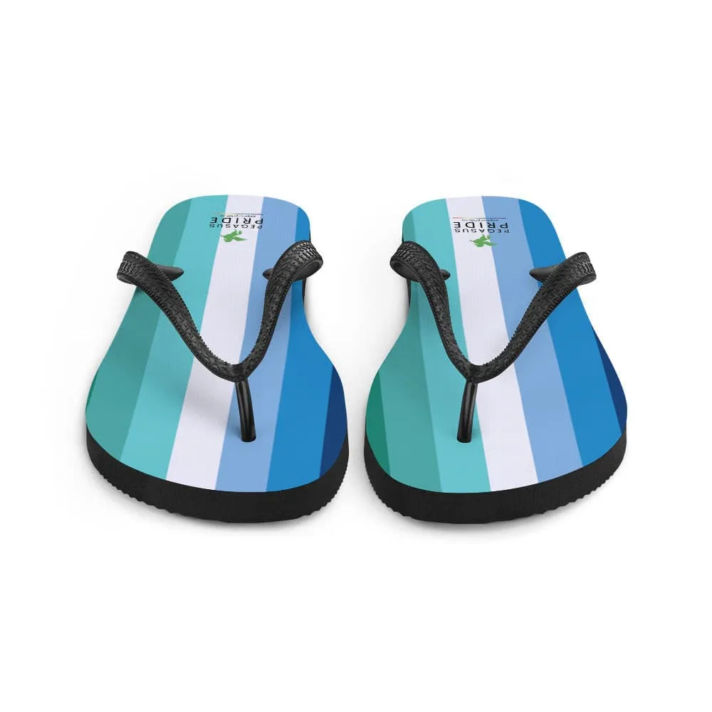 Gay MLM Vincian Pride Flag Flip-Flop Sandals