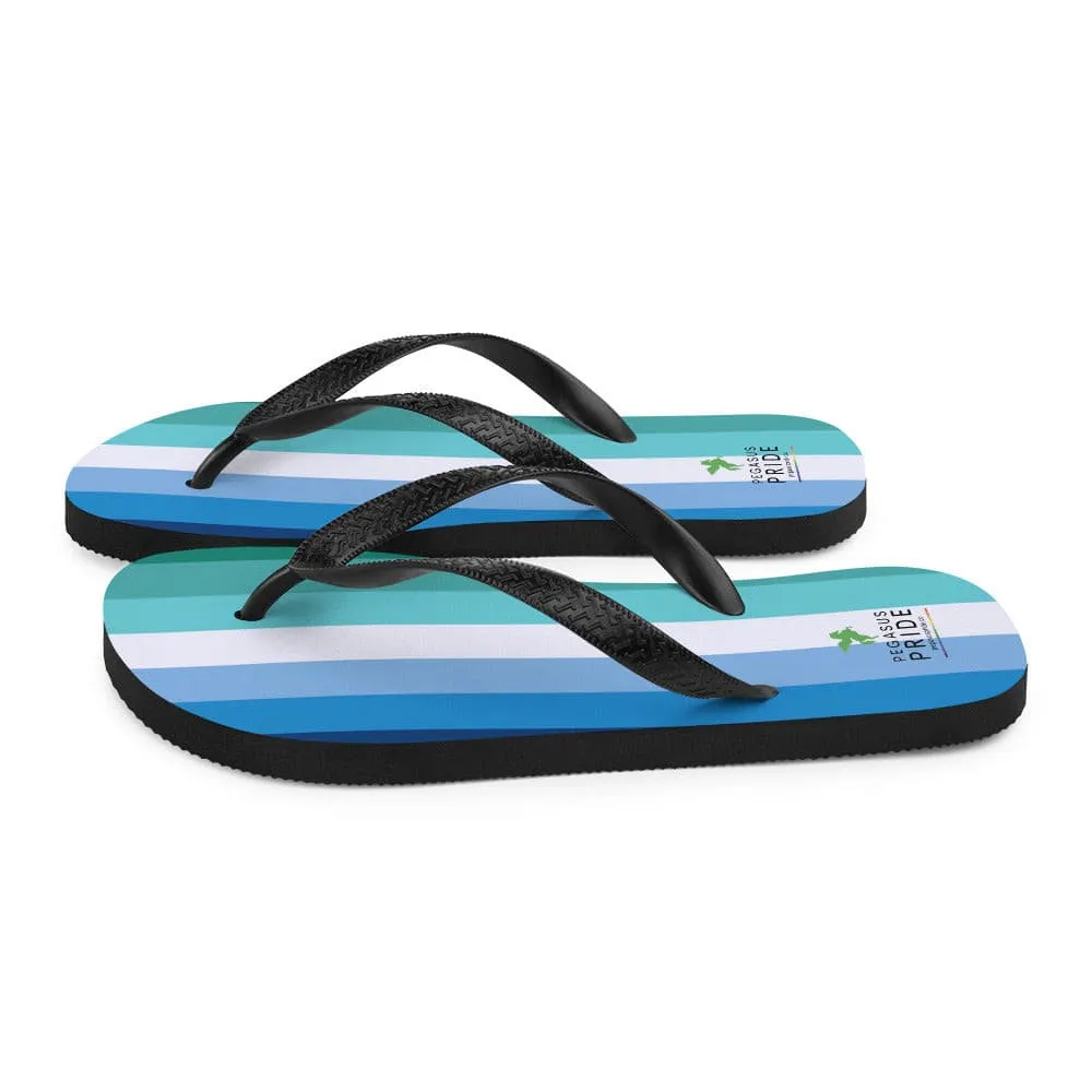 Gay MLM Vincian Pride Flag Flip-Flop Sandals