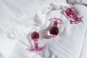 Glass T Bar Butt Plug