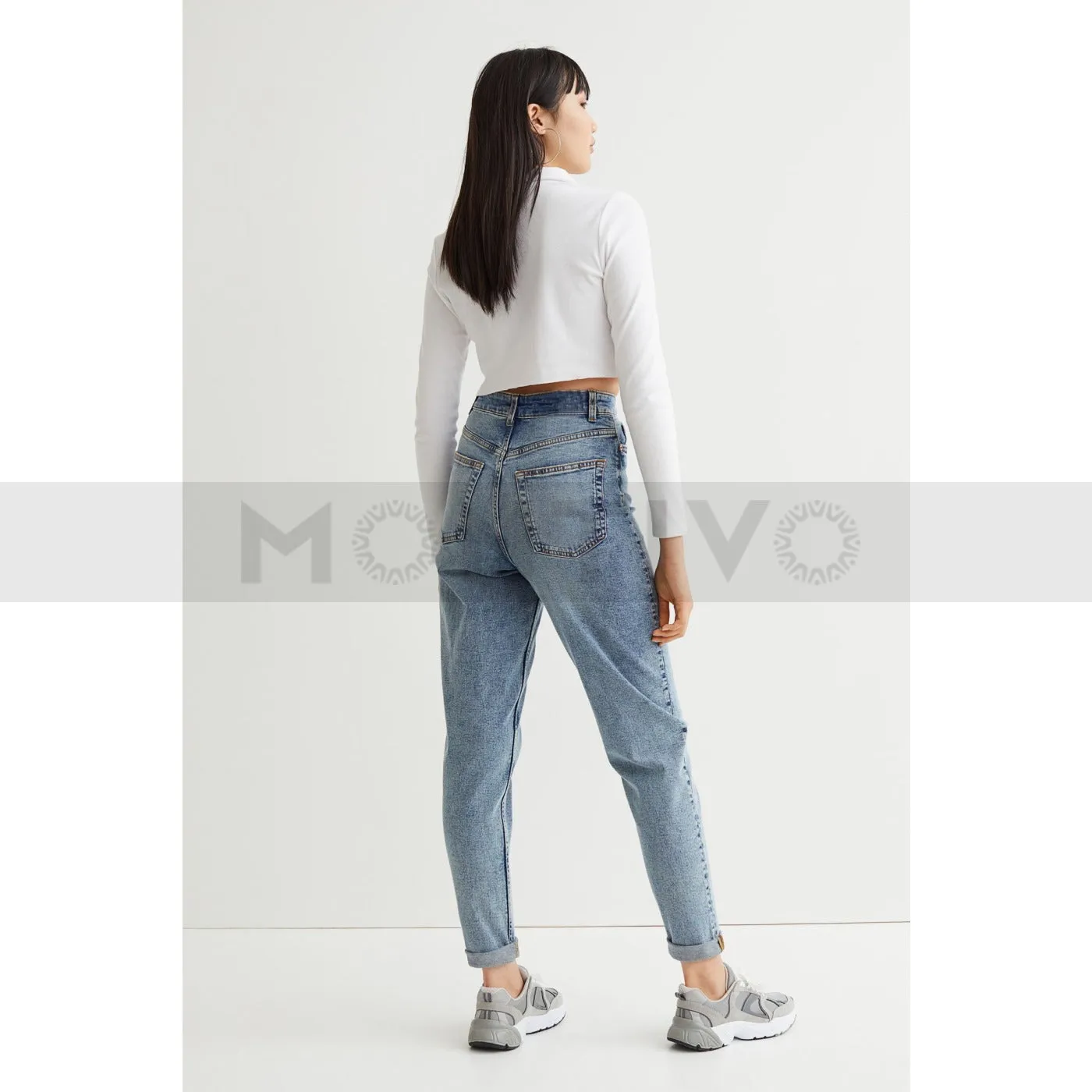 HM Light Blue Mom Jeans