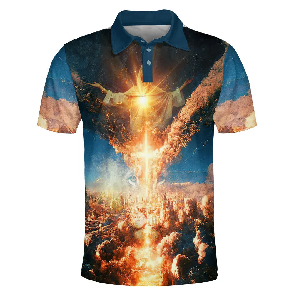 Jesus Christ Polo Shirt - Christian Shirts & Shorts