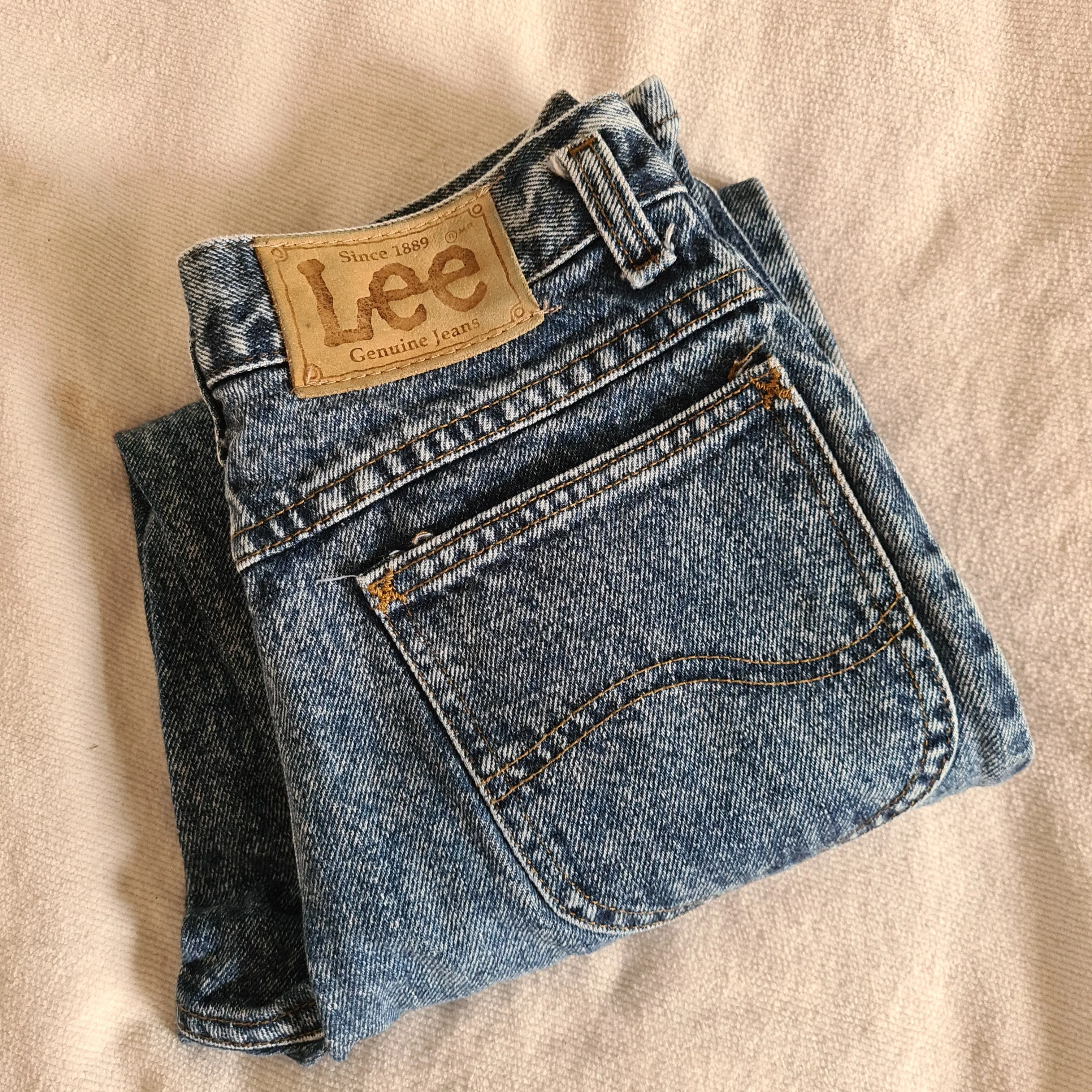 Lee Women’s Jeans Size 12 Blue Vintage Denim