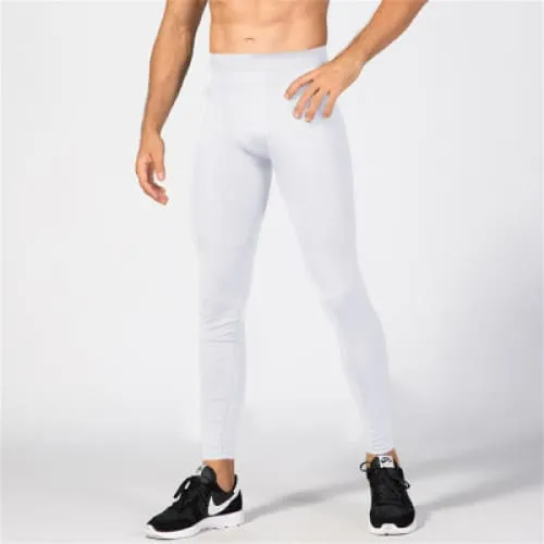 Men Seamless Quick-Drying Zip Phone Pocket Sports Tights