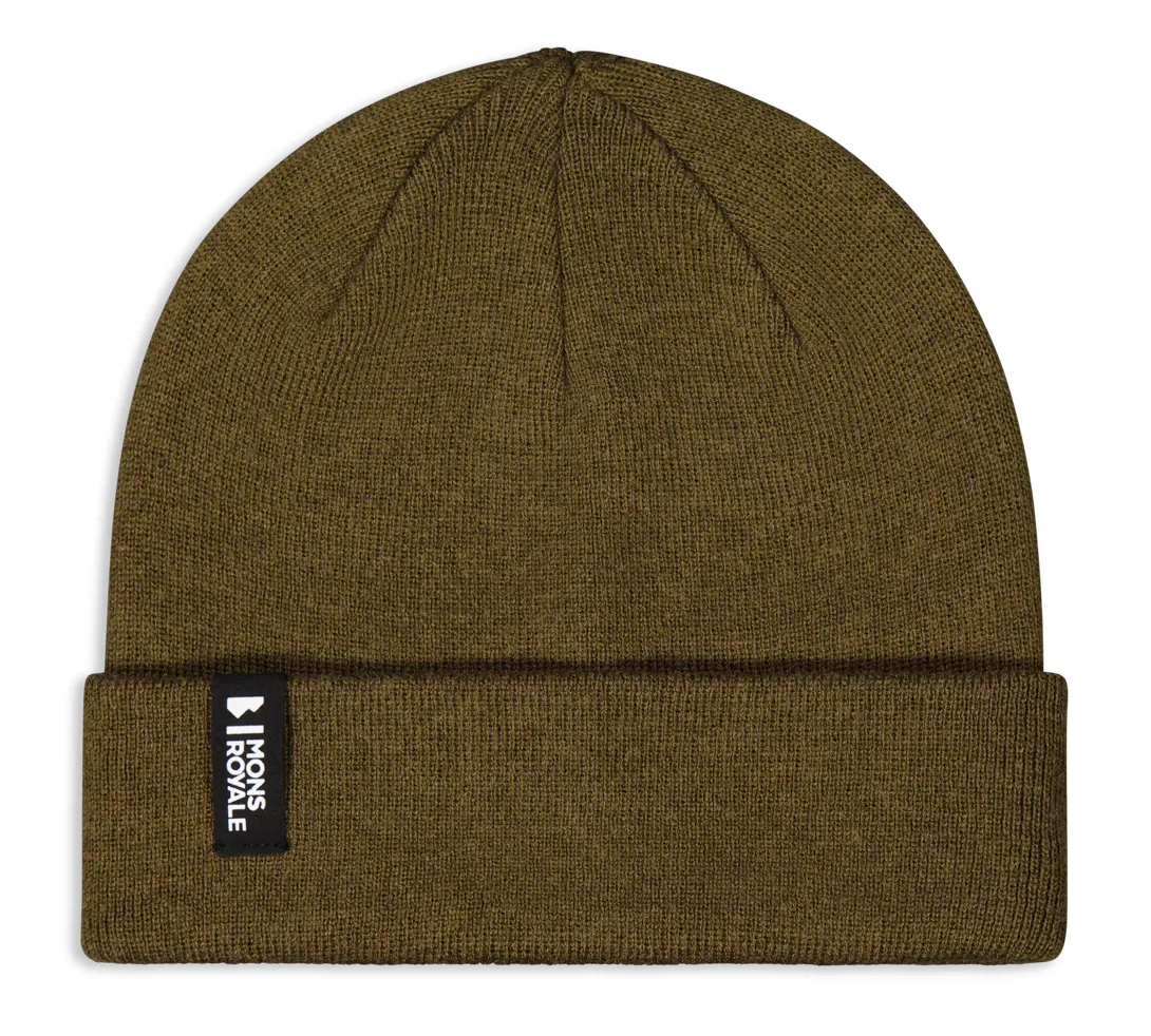 Mons Royale McCloud Beanie 2023 Lichen