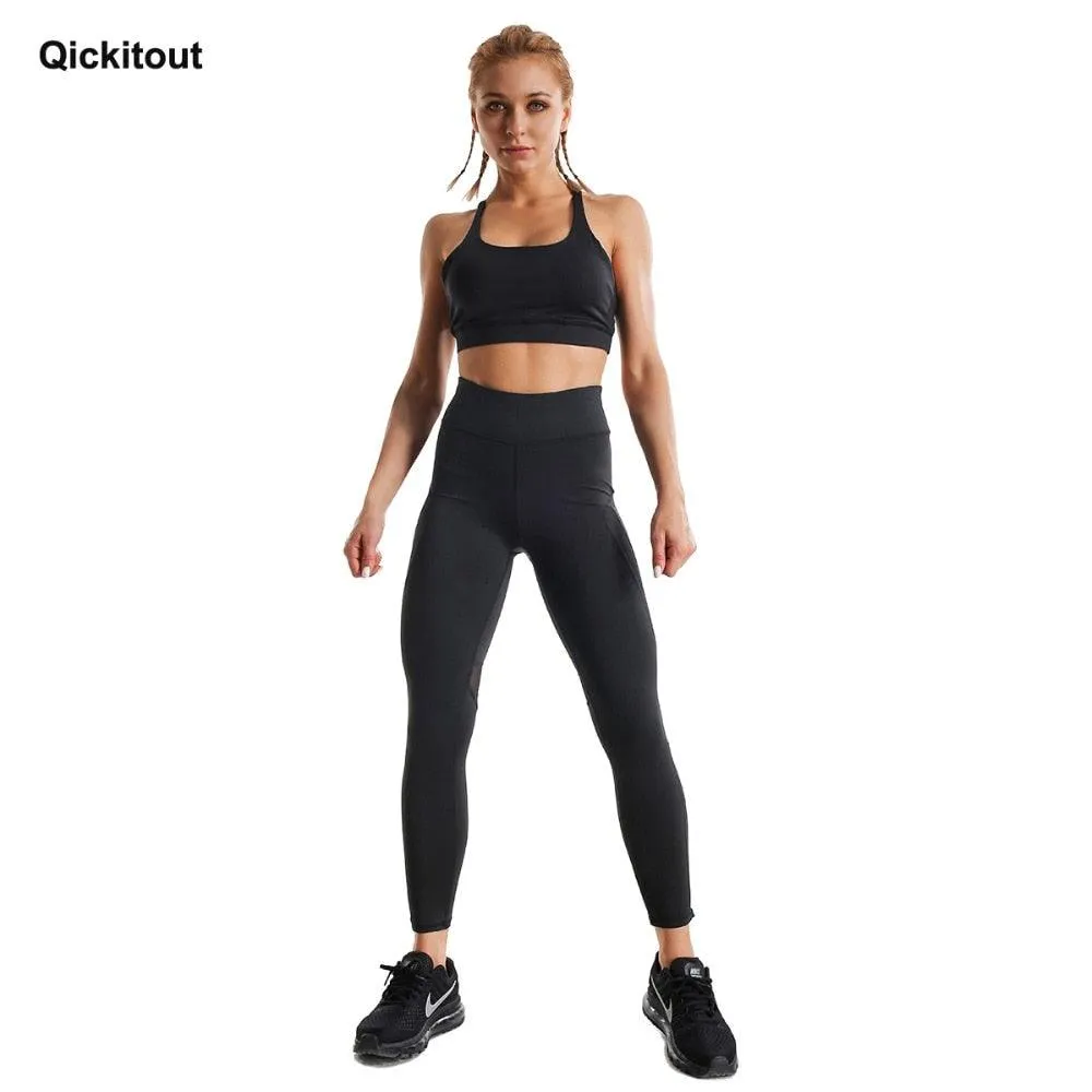 New Casual Outdoor Sportswear - Women Workout Sporting Leggings - Push Up High Waist Breathable Leggings (BAP)(TBL)