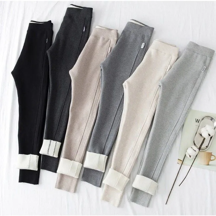 OCW Women Thermal Legging Winter High Elasticity High Waist Super Thick Cashmere