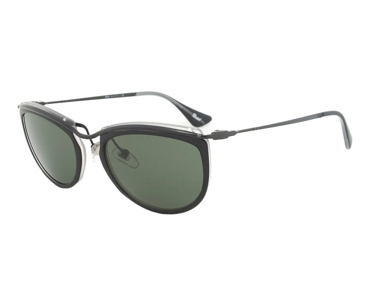 Persol PO3082S 1004/31 Sunglasses | Black and Matte Crystal Frame | Grey Lens