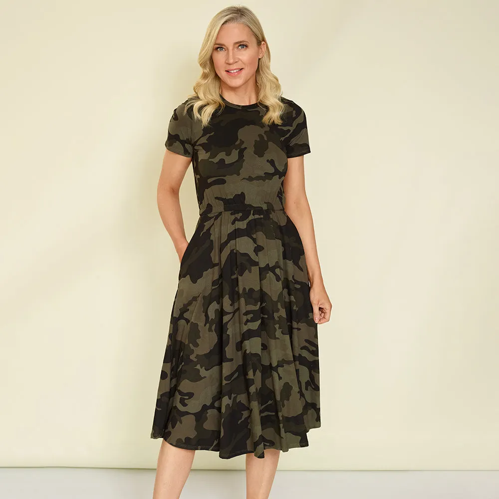 Piper Dress (Army)