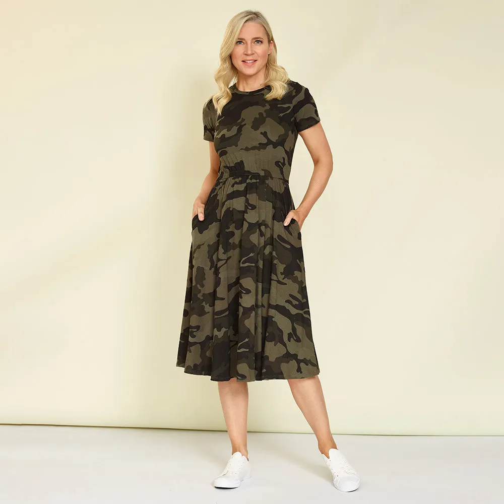 Piper Dress (Army)