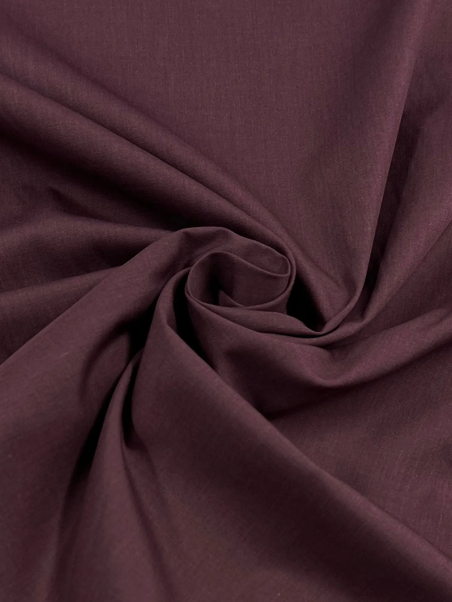 Poplin - Maroon - 112cm