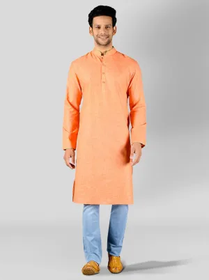 Sunset Orange Kurta | Azania