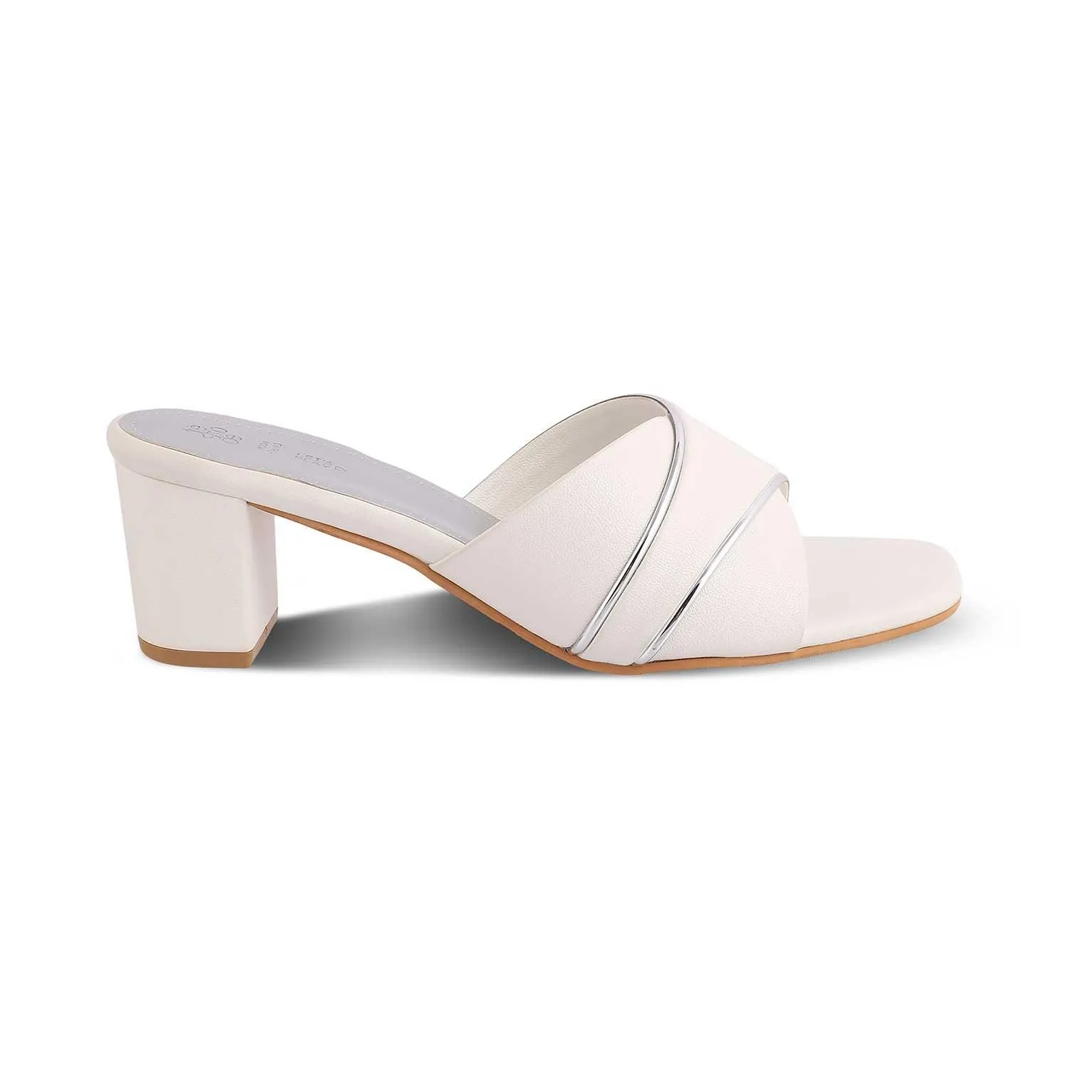 The Malua White Women's Dress Block Heel Sandals Tresmode