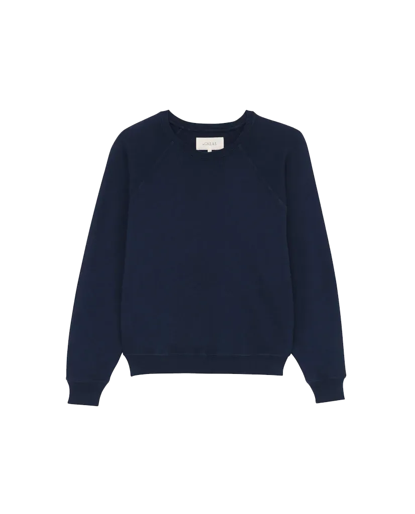 The Shrunken Sweatshirt. Solid -- True Navy