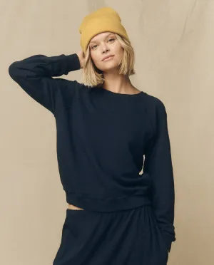 The Shrunken Sweatshirt. Solid -- True Navy