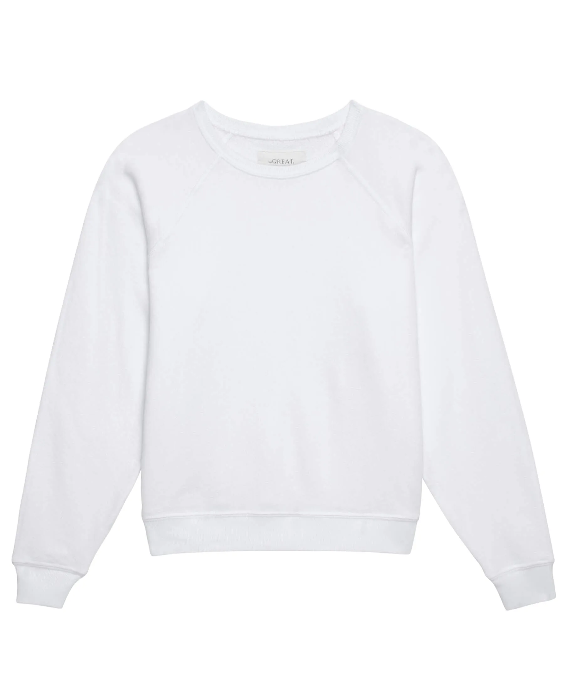 The Shrunken Sweatshirt. Solid -- True White