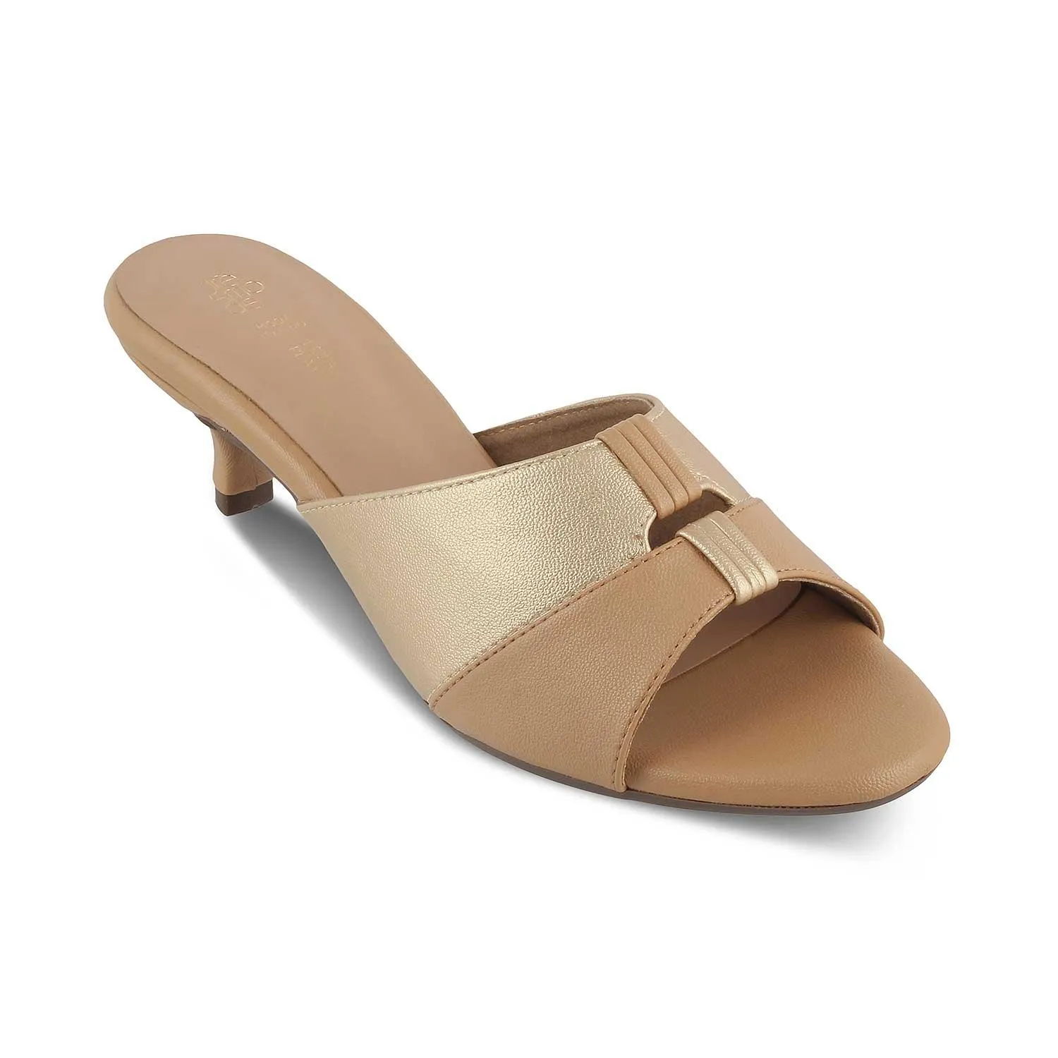 The Siko Beige Women's Dress Heel Sandals Tresmode